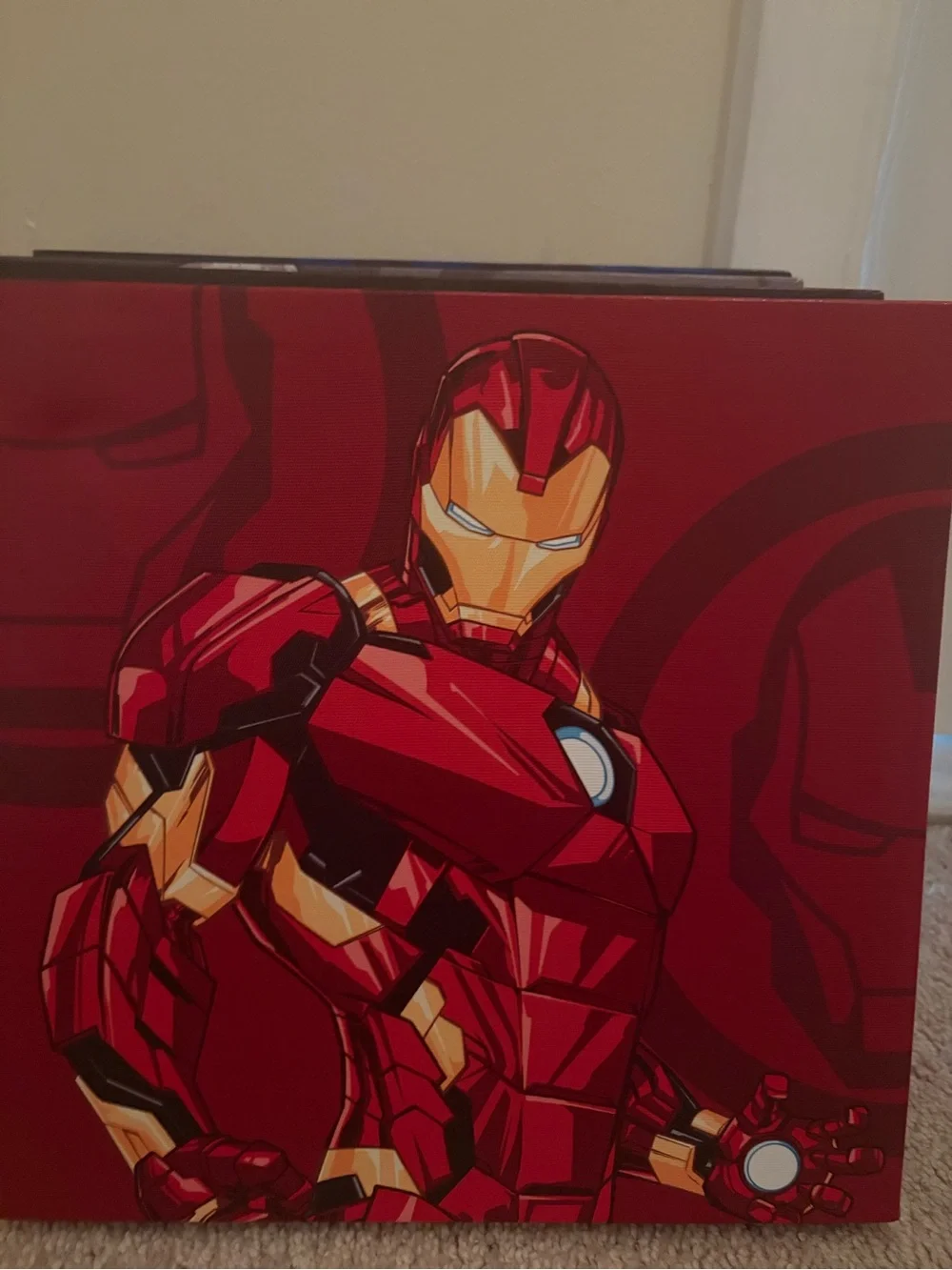 Marvel Canvas Wall Art Set - Black, Red, Blue, Gray